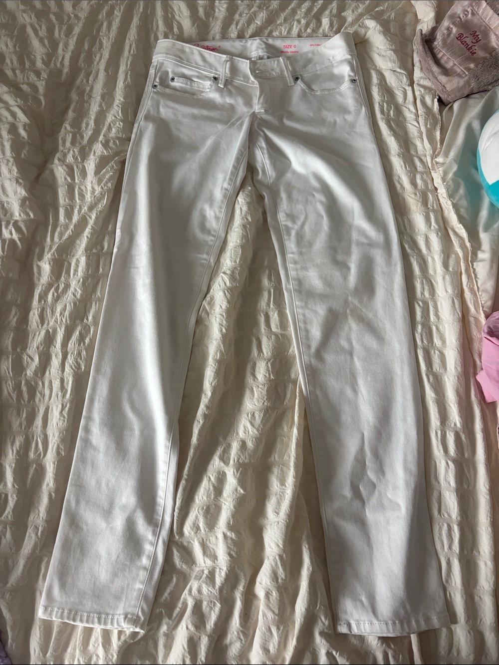 Lilly Pulitzer White Straight-Leg Jeans